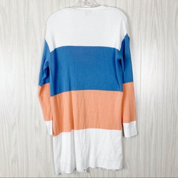 Falls Creek | Knit Open Front Striped Cardigan Size Medium - Picture 2 of 4